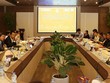 Đại diện lãnh đạo Hải Phát Invest trao đổi với đại diện các Nhà Kl99ok phiên bản mới.