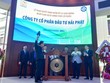 Chủ tịch HĐQT Đỗ Quý Hải gõ cồng niêm yết mã 99Kl99 link đăng nhập HPX trên sàn HOSE vào ngày 24/7/2018.