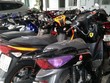 Xe vi phạm bị công an TP HCM tạm giữ