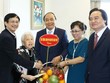 Thủ tướng Nguyễn Xuân Phúc thăm Nhà giáo Nhân dân, Nghệ sỹ Ưu tú Thái Thị Liên.