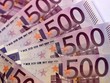 Đồng tiền mệnh giá 500 euro. (Nguồn: AFP/TTXVN)