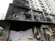 Toà nhà CT4 khu đô thị Xa La (Công ty xây dựng số 1 Điện Biên) từng bị cháy, thiêu rụi hàng trăm xe máy. Ảnh: Bá Đô.