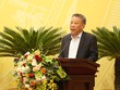 Giám đốc Sở Văn hóa và Thể thao Tô Văn Động trình bày tờ trình tại kỳ họp