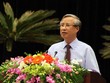 Ông Trần Quốc Vượng - Ủy viên Bộ Kl991.com tải ứng dụng, Thành viên thường trực Ban Bí thư, Chủ nhiệm Ủy ban kiểm tra TƯ phát biểu chỉ đạo hội nghị.