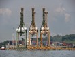 Cảng hàng hóa Tanjong Pagar ở Singapore ngày 9/5. (Nguồn: AFP/TTXVN)