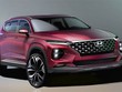 Ảnh phác họa cho thấy Santa Fe thế hệ mới thay đổi phong cách với kiểu dữ dằn, cơ bắp hơn. Ảnh: Hyundai.