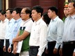 Các bị cáo tại tòa hôm nay. Ảnh: Hải Duyên.