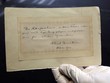 Bức thư tình của thiên tài vật lý Albert Einstein. Ảnh: AFP.