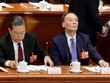 Ông Triệu Lạc Tế (trái) tại kỳ họp quốc hội Trung Quốc đang diễn ra Ảnh: REUTERS