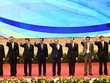 Lãnh đạo các nước GMS cùng các đối tác dự cuộc họp ngày 31/3 tại Hà Nội. Ảnh: Giang Huy.