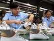 Một nhà máy Kl994 nhà cái bóng đá world cup giày dép Việt Nam. Ảnh: TTXVN.