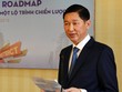 Ông Trần Vĩnh Tuyến tại buổi làm việc hôm nay. Ảnh: Tuyết Nguyễn.