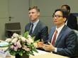 Phó Thủ tướng Vũ  Đức Đam phát biểu tại Hội  nghị - Ảnh: VGP/Tuấn Minh