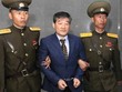 Kim Dong-chul khi ra tòa án Triều Tiên năm 2016. Ảnh: AP.