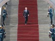 Putin chuẩn bị chủ trì lễ diễu binh sau khi tuyên thệ nhậm chức. Ảnh: Reuters.