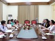 Toàn cảnh buổi làm việc.