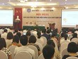 Tổng Giám đốc BHXH Việt Nam Nguyễn Thị Minh và Phó Tổng Giám đốc BHXH Việt Nam Phạm Lương Sơn chủ trì Hội nghị.