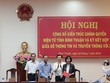 Từ trái sang: Phó chủ tịch UBND, Giám đốc Sở TTTT, Chủ tịch UBND và Giám đốc dự án Zalo 4.0 tại lễ kí kết .