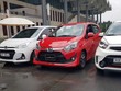 Xe Toyota Wigo sắp về Việt Nam (xe đỏ, ở giữa).