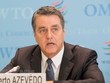 Tổng Giám đốc WTO Roberto Azevedo tại cuộc họp báo ở Geneva, Thụy Sĩ ngày 13/4. (Nguồn: THX/TTXVN).