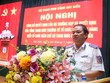 Thiếu tướng Phan Kim Hậu phát biểu tại hội nghị. Ảnh CSB.