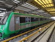 Đoàn tàu Cát Linh - Hà Đông chuẩn bị chạy thử trên toàn tuyến. Ảnh: Ngọc Thành.