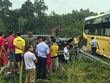 Hiện trường vụ tai nạn. Ảnh: Đỗ Thắng.