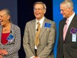 Alice, Jim và Rob Walton là ba thành viên trong gia đình sở hữu Walmart. Ảnh: Walmart.