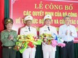 Bộ Công an bổ nhiệm nhân sự mới