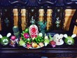 Mâm cỗ Tết trung thu được biến hóa thành các con vật được các em nhỏ yêu thích.