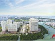Đây là một dự án hiếm hoi được thừa hưởng mảng xanh phủ quanh dự án cùng với tầm nhìn thông thoáng.