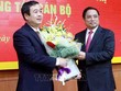 Đồng chí Phạm Minh Chính, Ủy viên Bộ Kl991.com tải ứng dụng, Bí Thư Trung ương Đảng, Trưởng Ban Tổ chức Trung ương chúc mừng đồng chí Ngô Đông Hải.