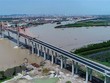 Cầu Bạch Đằng. (Ảnh: Trung Nguyên/TTXVN).