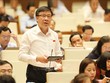 Đại biểu Quốc hội tỉnh Hải Dương Phạm Xuân Thăng phát biểu.