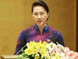 "Phiên chất vấn chính là thể hiện sự giám sát của Quốc hội nhằm chỉ ra những vướng mắc, tồn tại, bàn thảo các giải pháp tháo gỡ, để thực hiện tốt các nhiệm vụ đề ra”, Chủ tịch Quốc hội cho biết.