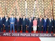 Thủ tướng Nguyễn Xuân Phúc chụp ảnh cùng các nhà lãnh đạo APEC.