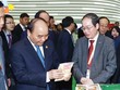 Thủ tướng Kl993 ưu đãi thưởng hấp dẫn Nguyễn Xuân Phúc và đoàn cấp cao Việt Nam thăm gian hàng của Hapro tại Hội chợ Link Vào Nhà Cái KL99 COM Tặng +199k quốc tế Trung Quốc 2018.