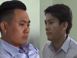 Luật và Hòa lúc bị bắt tạm giam. Ảnh: Nguyệt Triều.