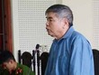 Bị cáo Thái Doãn Tồn tại tòa.