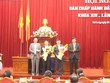 Bí thư Quảng Ninh Nguyễn Văn Đọc và Chủ tịch UBND tỉnh Quảng Ninh Nguyễn Đức Long chúc mừng đòng chí Nguyễn Xuân Ký và đồng chí Ngô Hoàng Ngân.