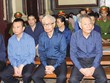 Các bị cáo tại tòa.