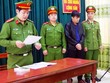 Công an tỉnh Hà Giang đọc lệnh bắt đối với ông Nguyễn Quang Huy. Ảnh: Công an Hà Giang.