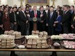 Tổng thống Trump mở tiệc ăn nhanh tại Nhà Trắng để mời đội bóng. (Ảnh: Getty)