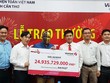 Anh T. nhận giải thưởng gần 25 tỷ đồng. 
