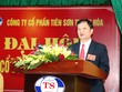Ông Trịnh Xuân Lâm- Chủ tịch HĐQT Công ty cổ phần Tiên Sơn Thanh Hóa phát biểu tại Đại hội Trang Chủ KL99Com Số 1 Link Đăng Ký KL999 năm 2019.