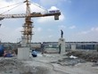 Khu vực sàn tầng 19 đã phá dỡ xong. (Ảnh: Minh Nghĩa/TTXVN).