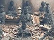 Vụ cháy thiêu rụi toàn bộ ngôi chùa Thanh Sơn và đồ thờ có giá trị. 