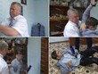 Toàn cảnh phóng viên bị lãnh đạo quận quật ngã. Ảnh cắt từ video.
