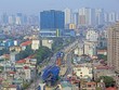 Thi công tuyến đường trên cao tại đường Trường Chinh đoạn từ Ngã Tư Vọng đến ngã tư đường Tôn Thất Tùng. (Ảnh: Huy Hùng/TTXVN).
