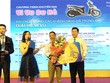 Khách hàng Trần Văn Định tại Nghệ An đã trúng thưởng xe máy từ chương trình “Vi vu du hè”.